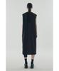RECODE Split Square Sleeveless Dress_Rqdam25556Bkx
