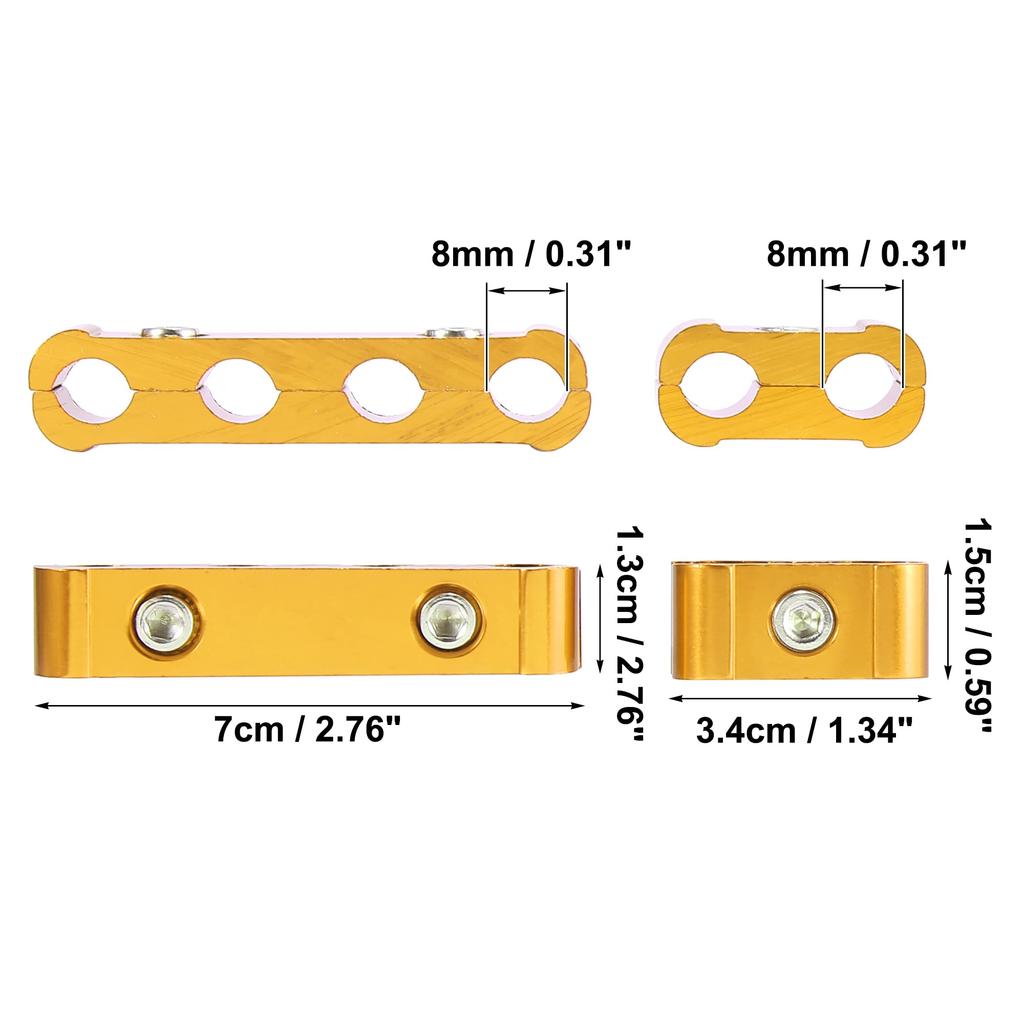 X AUTOHAUX Engine Spark Plug Wire Separator Loom Divider Organizer