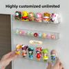 Blindbox Aufbewahrungs-Displayständer Pop Mart Transparentes Acryl Wandmontiertes Aufbewahrungsregal Handgefertigte Ornamente Wandmontierte Displayleiste