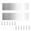 Door Metal Kick Plate Long Lasting Stainless Steel Protection Installation Suitable for Indoor and Outdoor Use