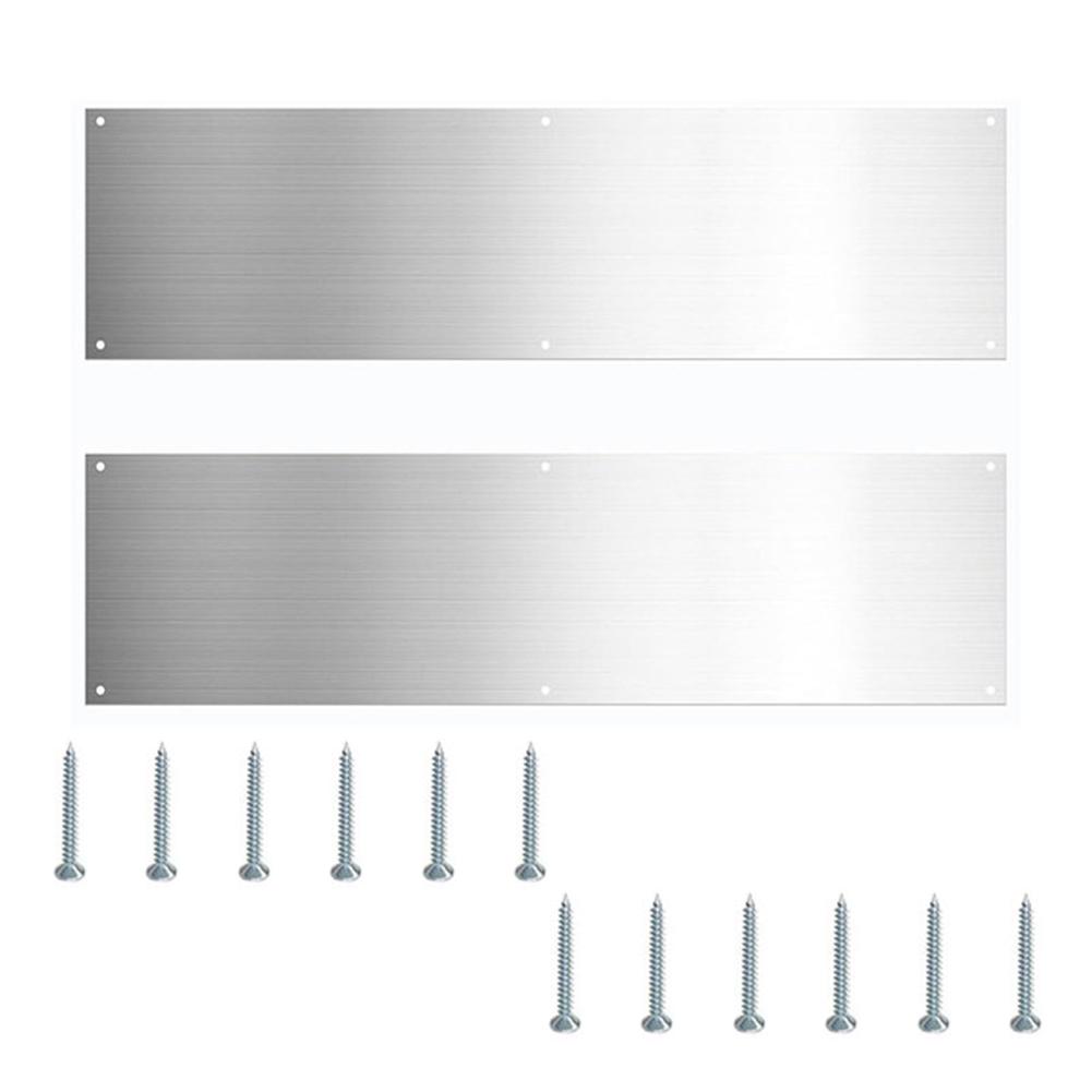 Door Metal Kick Plate Long Lasting Stainless Steel Protection Installation Suitable for Indoor and Outdoor Use
