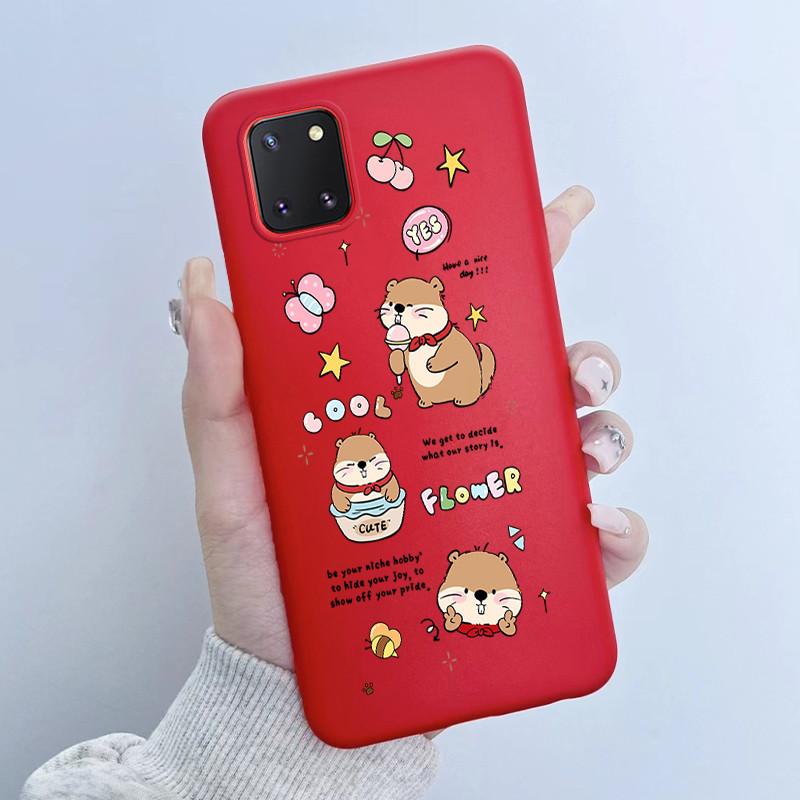 For Samsung Galaxy Note 10 Lite Case N770F Soft TPU Silicone Cover Cute Astronaut Panda Phone Case GalaxyNote 10Lite Coque Funda