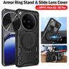 Shockproof Funda for OPPO Find X8 Pro Case Armor Slide Camera Magnetic Ring Stand Phone Cover for OPPO Find X8 5G Capa