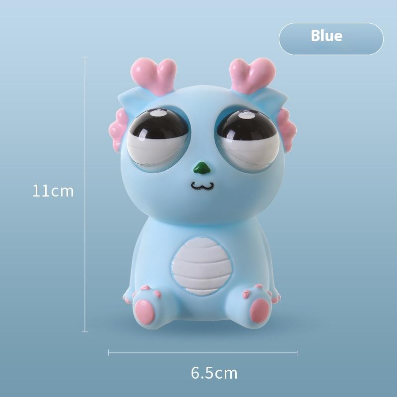 Creative Children S Squeezetoys Joyful Milk Dragon Exploding Eye Dragon Children To Relieve Stress Joy Squeezing Staring Eye