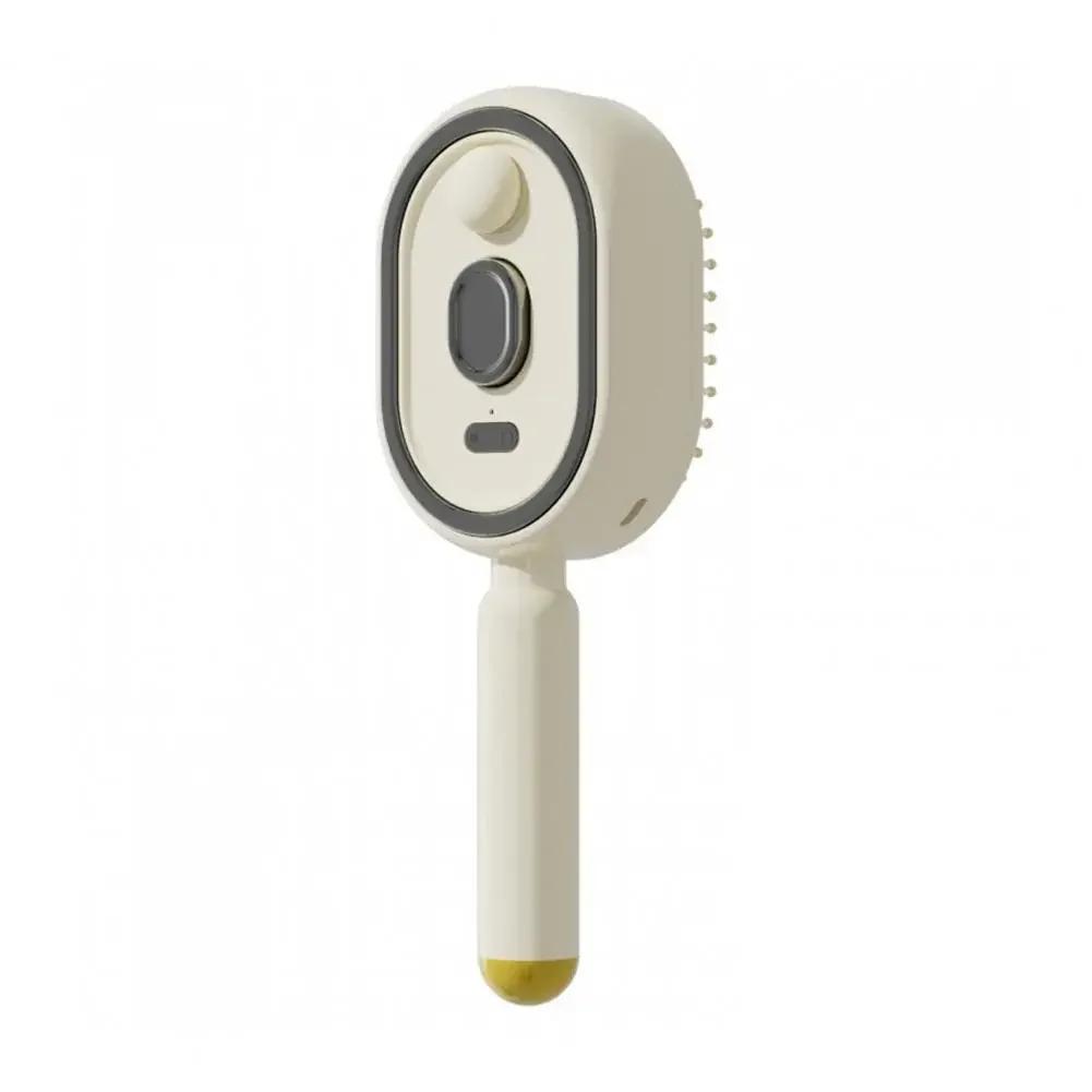 Multifunktionale Massagebürste Elektrische Dampf-Haarbürste USB-C-Ladung Sprüh-Dampf Glättbürste Anti-Frizz Styling-Kamm