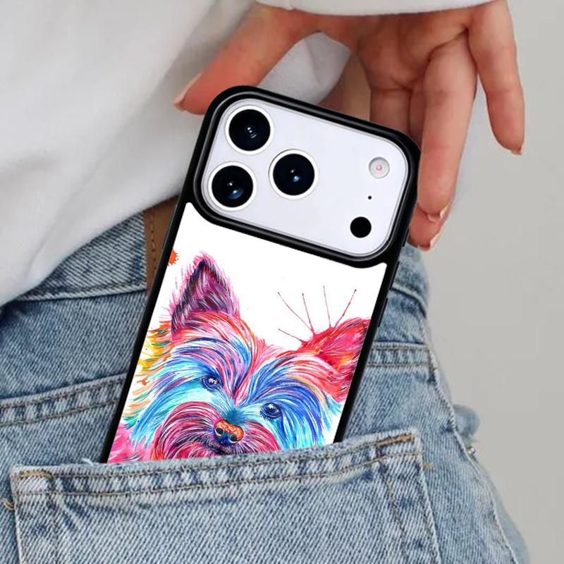 

Yorkshire Terrier Dog soft Phone Case for iPhone 17ProMax 12 13 14 15 16e 17 Pro Max Plus Air Cover iPhone 13 Pro Max