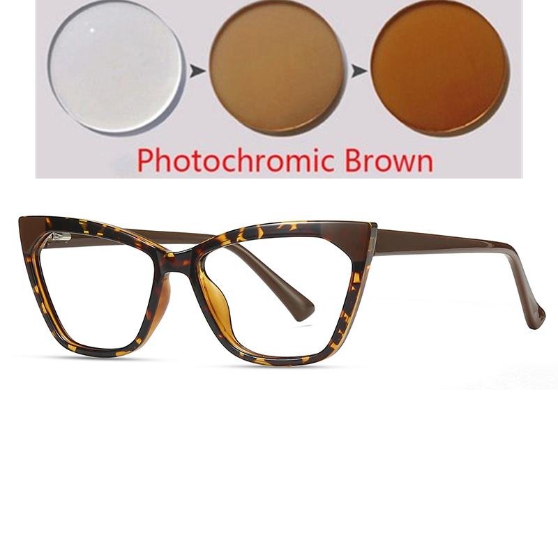 Spring Hinge Blue Light Blocker Cat Eye Presbyopic Glasses Women Fashion  Farsighted Eyeglasses Magnifier +0.25 +0.5 To +6.0