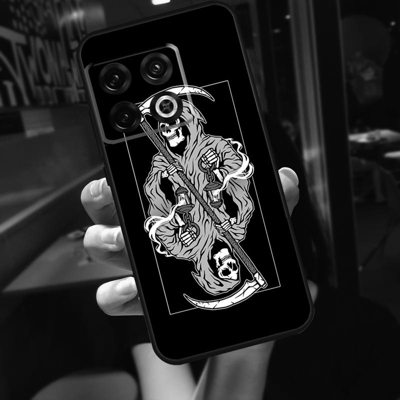 Grim Reaper Skull Skeleton Case For OnePlus 10 9 Pro 8T 9RT 10T Ace OnePlus Nord N10 N20 N100 N200 2T CE 2 Lite Cover