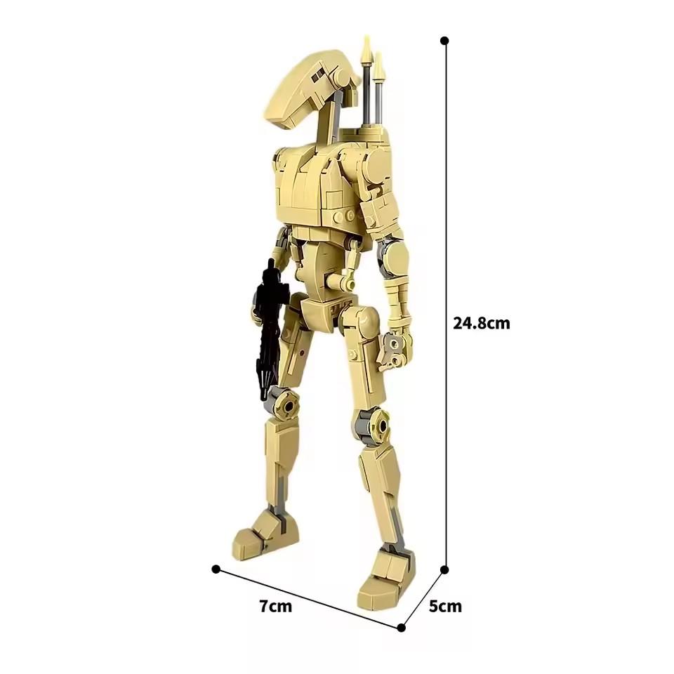 

367PCS MOC-168210 Space War B1 Battle Droid Building Blocks Robot Alien Model Bricks Assemble Toys Creative Children Gift No Original Box