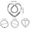 4pcs Scarf Ring Clips Metal Round Waist Buckle Clip T-Shirt Tie Pin Clip Fashion Women Clothes Hat Belt Decor Ring Wrap Holder