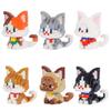LULUFUN Cat 6 Sets Micro Blocks Animal Toys Mini Blocks Dog Pet Assembly Set Kitty DIY Model Educational Toys Kids Gift Birthday Christmas Present