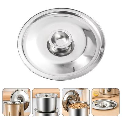 Neuer 10-24cm Runder Topfdeckel Verdicken Universeller Stieltopfdeckel Ersatz Edelstahl Küchen Lebensmitteldeckel Küchenzubehör
