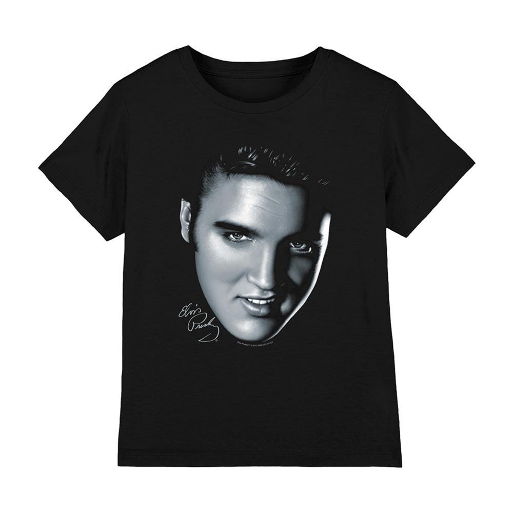 Elvis Presley Childrens/Kids Big Face T-Shirt