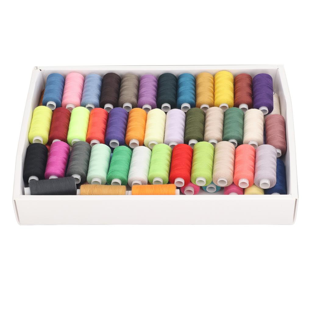 Ensemble de Fils à Coudre 400 Yards 80 Couleurs Fils à Coudre en Polyester pour Couture à la Main DIY