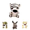 Wholesale Forest Animal Claw Machine Dolls Four Inch Tiger And Lion Plush Toys, Keychain Decorations And Accessories Plush, Pp Cotton, Customizable)