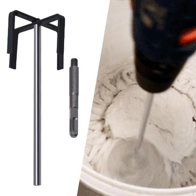Pagaia Miscelatrice Manico Quadrato Portatile Multiuso Miscelatore Fango e Pittura Strumento per Mescolare per