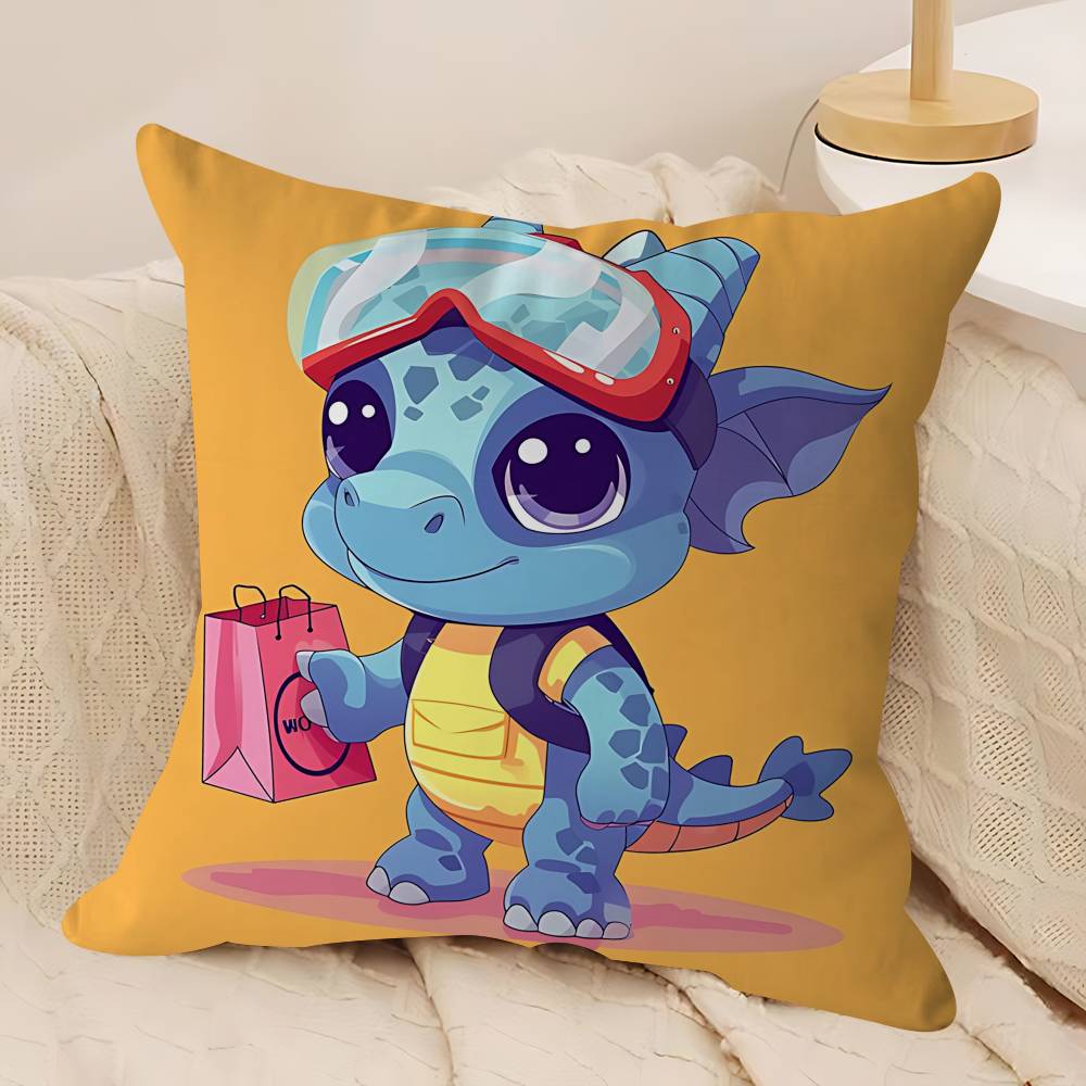 

Мультяшная наволочка с драконом, мультяшный подарок, наволочка для подушки, декор для спальни, дома, дивана, кресла, сиденья, наволочка 12x12Inch