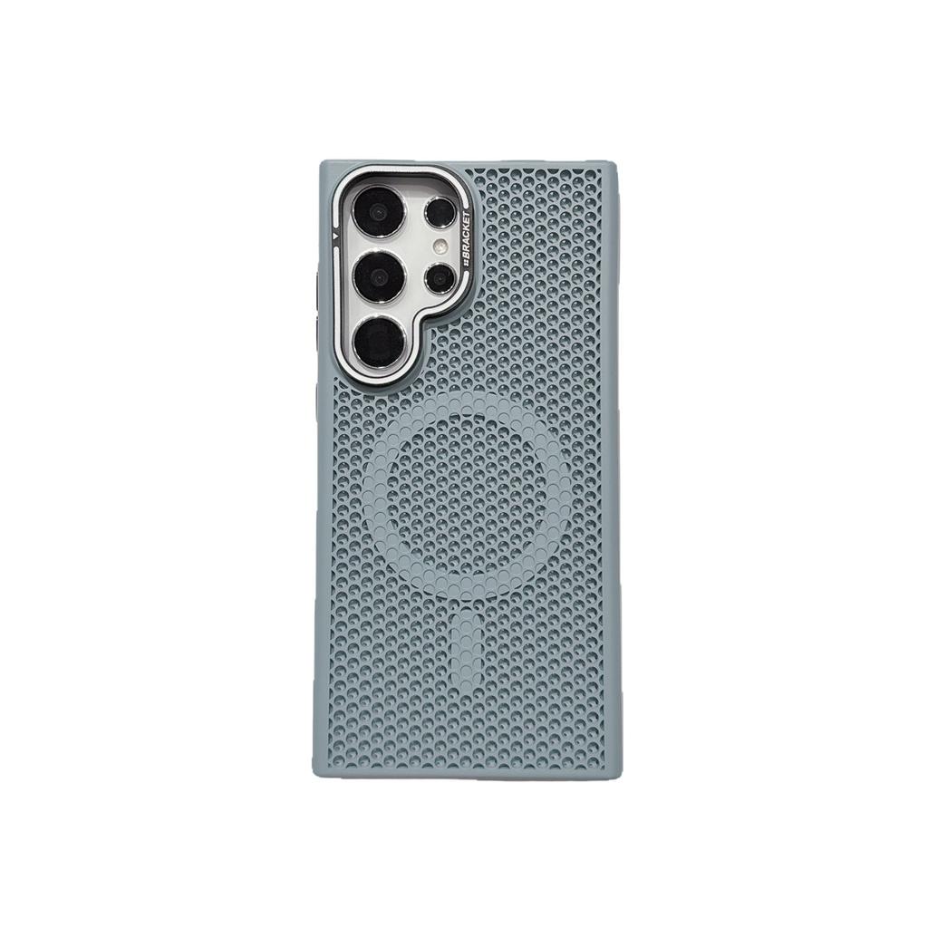 Wabennetz-Kühlung Geeignet für Samsung S25 Ultra Magnetische Handyhülle S24 Objektivhalterung S23 Hautempfindliche Netzhülle