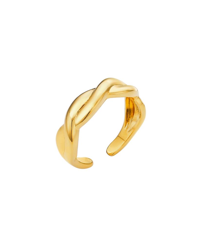 Lilykori 925 Silver Twist Gorgeous Ring