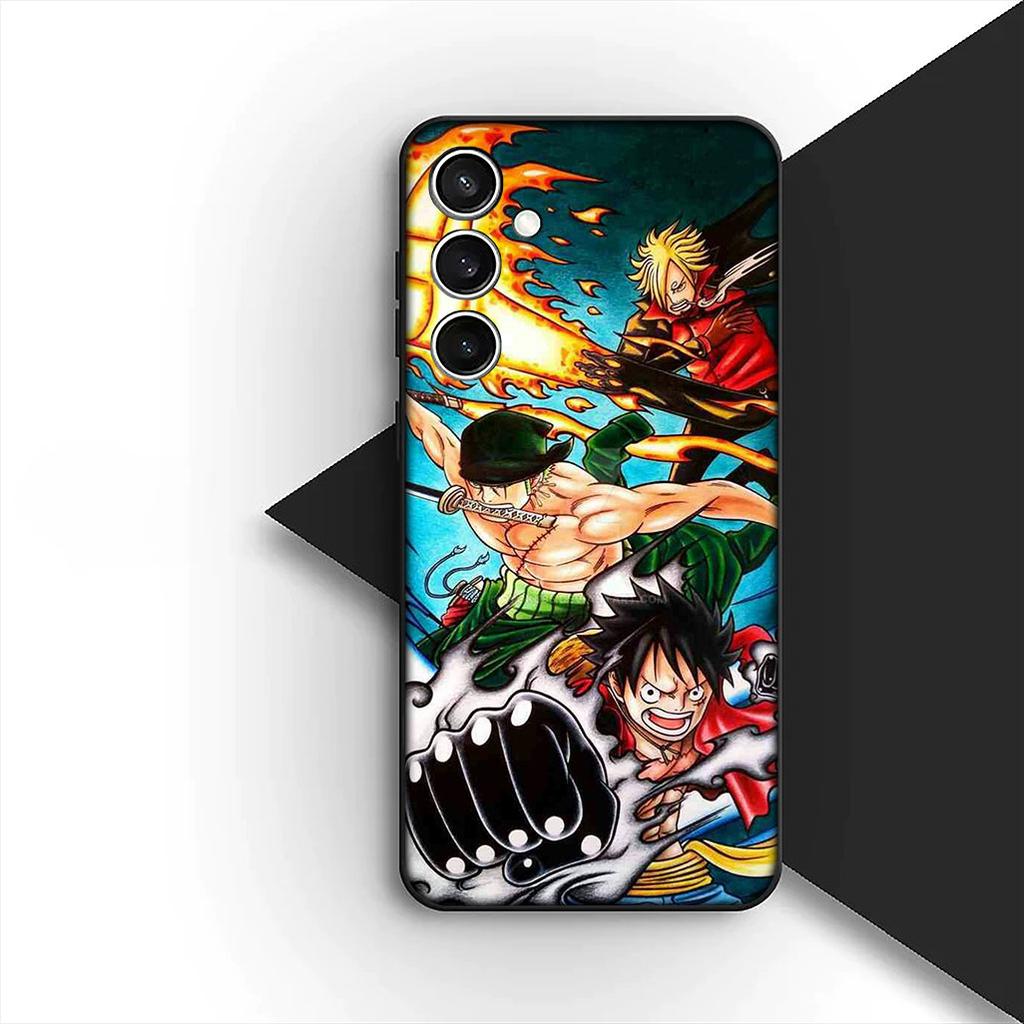 One Piece Luffy Roronoa Zoro Handyhülle für Samsung Galaxy S20 S22 S21 FE Ultra Plus A07 A17 A15 A16 A25 A57 A37 Hülle