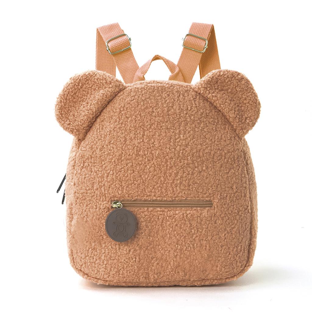 Plush Backpack New Trendy Fashion Casual Bear Ear Backpack Cartoon Children'S Backpack