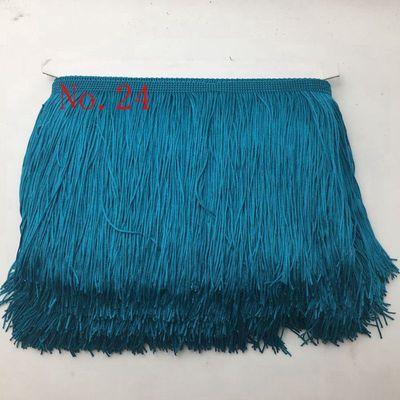10-30cm10Metri Frange Pizzo Nappa Bordino Decorazione Tenda Danza Latina Accessori da Cucito Puntilla Borla Frange Lunghe da Cucire