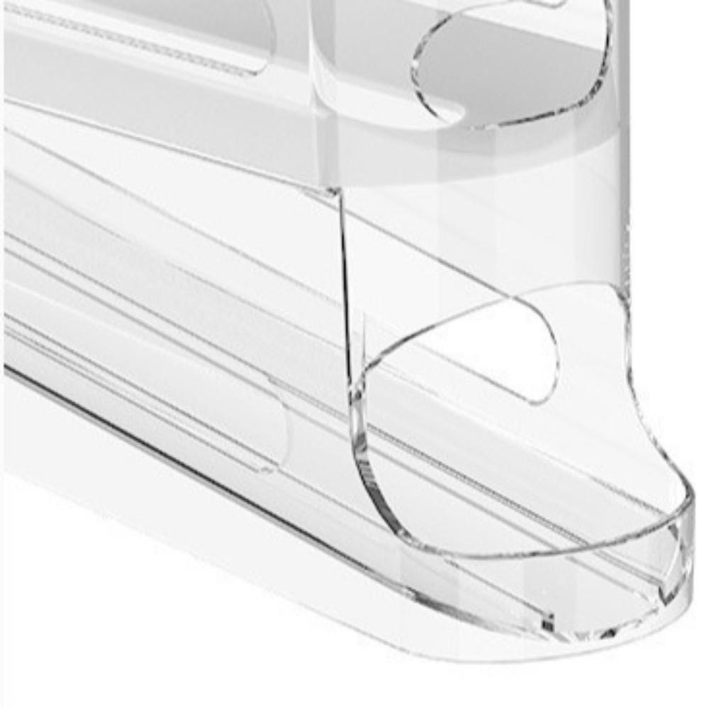 Transparent Egg Holder Rack Ladder Style Egg Organizer Holder  for Refrigerator Side Door