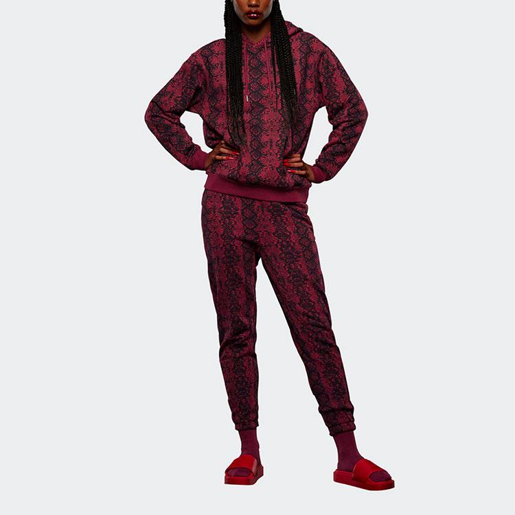 Adidas Originals X Ivy Park Casual Print Hoodie With Long Sleeves Men Tops Red HI1975