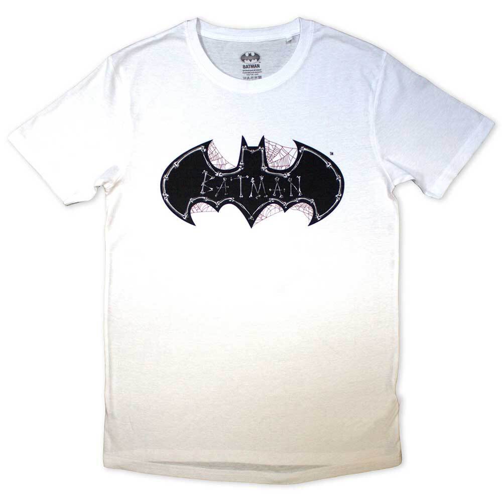 Unisex Tshirt Batunisex Bat Skull Cobwebs (Small) S