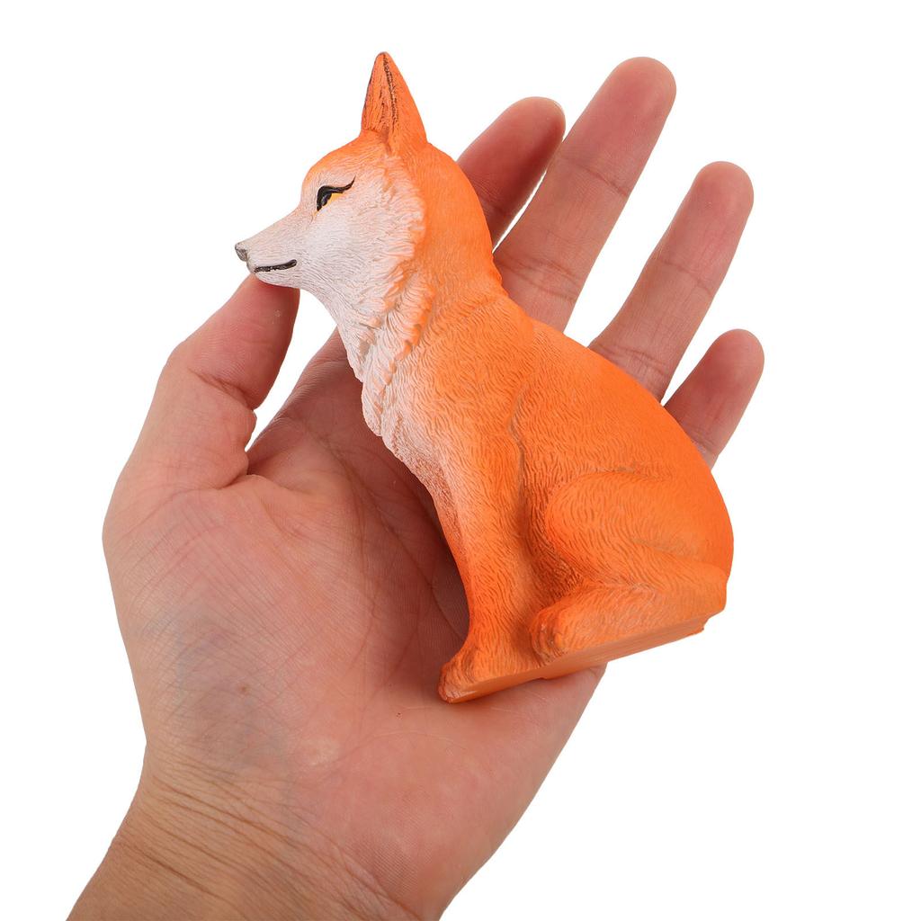 Mini Resin Fox Statue for Outdoor Micro Landscape Decor - Small Lifelike Animal Ornament for Garden Patio Bonsai Plant Pot Fairy