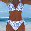Sexy Zweiteiliges Bikini-Set, Sommer Damen Strand Badeanzug Bademode Dessous
