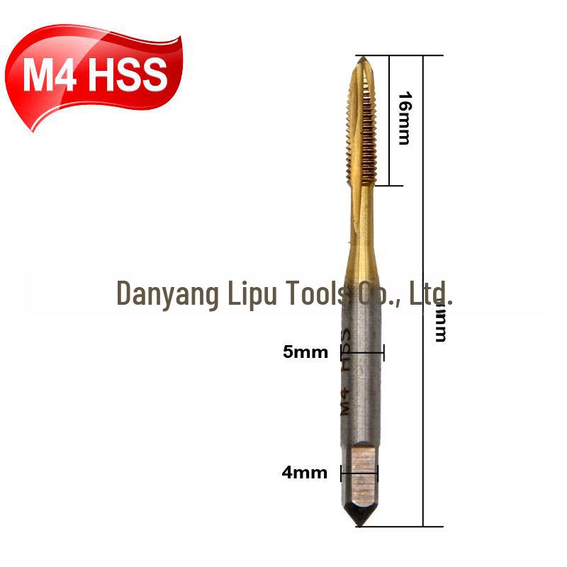 

Набор из 5 метчиков из быстрорежущей стали с винтовой точкой для нарезания внутренней резьбы в сквозных отверстиях станков М3-М8