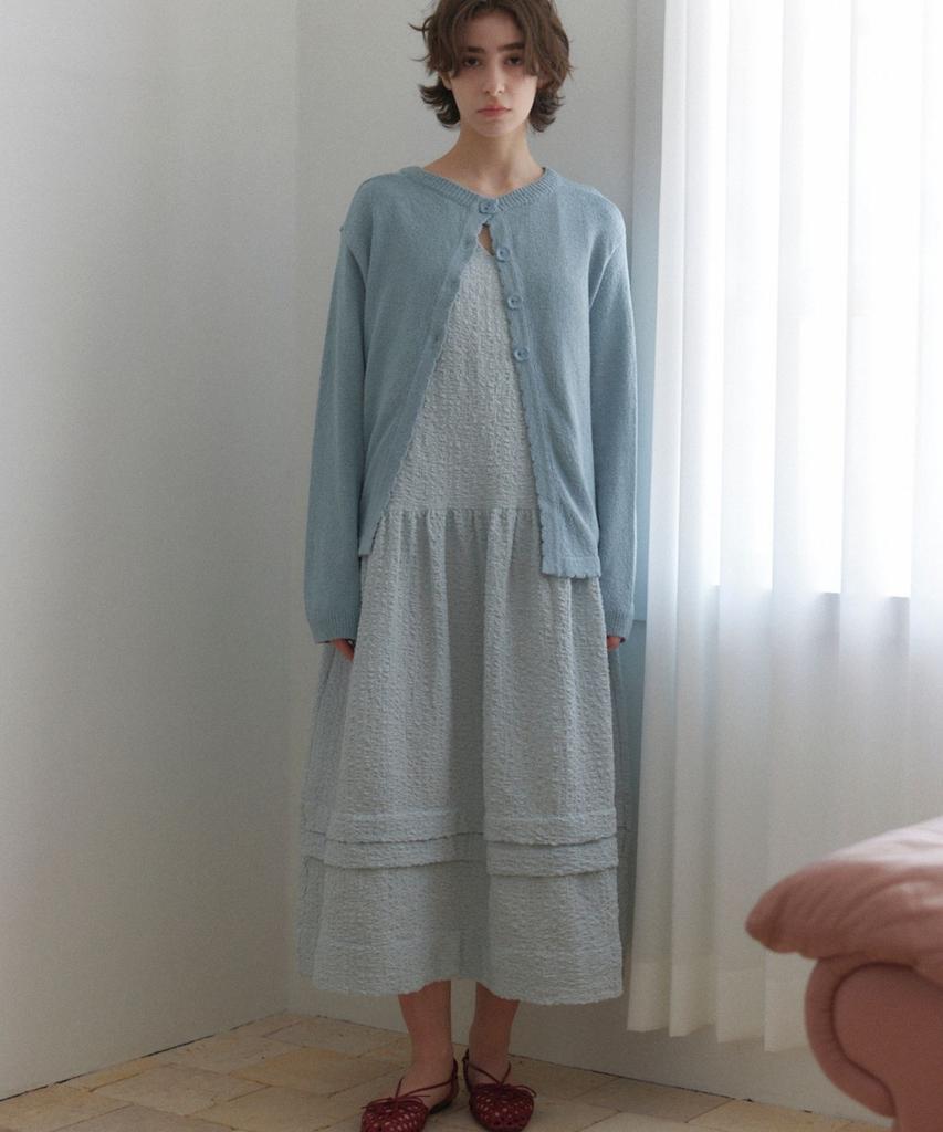 Okuka Cloud Summer Dress - Sky Blue