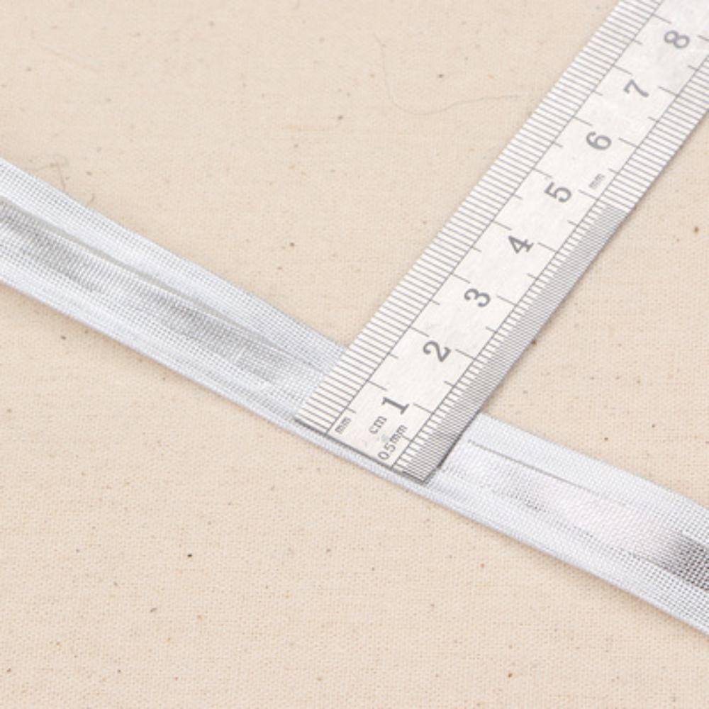 15mm Width Metallic Bias Tape Colorful Polyester Hemming Binding Tape for Patchwork DIY Craft Accessories Sewing