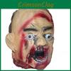 Horror Latex Foam Zombie Dry Corpse Hanging Head For Halloween Escape Room Decor And Costume