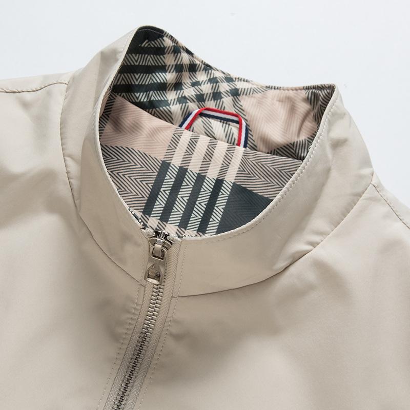 Spring and Autumn Men's Vest Stand-up Collar Business Casual Vest Fashion Vest High-end Sleeveless Jacket