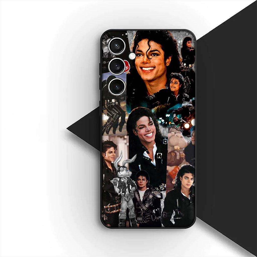 Handyhülle für Samsung Galaxy S22 S21 S20 FE Ultra Plus A07 A17 A15 A16 A25 A57 A37 Weiche Hülle M-Michaels Heißes J-Jacksons Poster