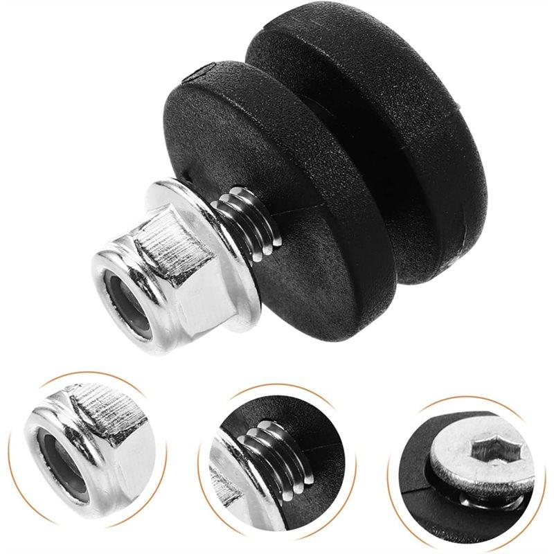 For Trunk Dirt Bike Pads Spacers 4Pcs Bushing Pad Motorbike Supply Rear Luggage Case Pad For Trunk Bracket Base Plate