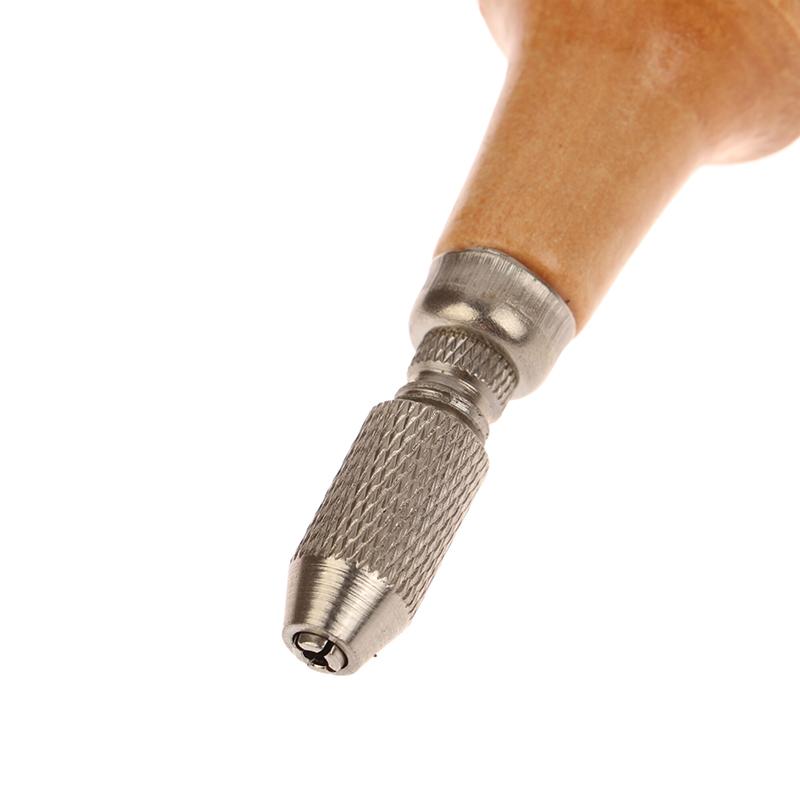 Diy Jewelry Tools Jewelers Pin Vise Vice Wooden Handle With 2 Chuck Twisting Wire Wrapping Drill Tool Kit