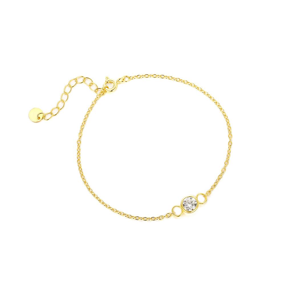 Fashion Jewelry Micro Inlaid Zircon Chain Bracelet for Women 925 Sterling Silver Versatile butterfly Heart Bracelet Jewelry