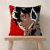Game P-Persona 5 Cushion Cover Pillow Cover Decor Pillowcase Printed Cushion Case For Couch