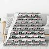 Custom Betas Motorcycles Racing Logo Blankets Warm Flannel Throw Blanket for Bedding Couch Quilt
