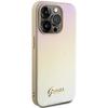 Guess Guhcp15Lpsairsd Iphone 15 Pro 6.1 Złoty/Gold Hardcase Saffiano Iridescent Script