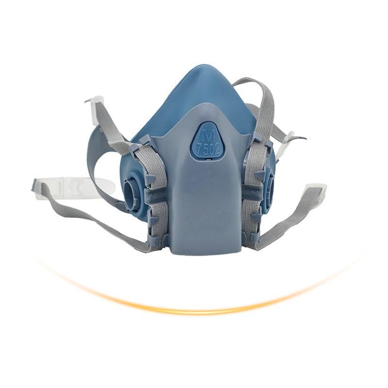 

7501 7502 7503 Газовая маска Химический респиратор Защитная маска Промышленная Покраска из баллончика Совместима с фильтром 6000 Защита от органических газов