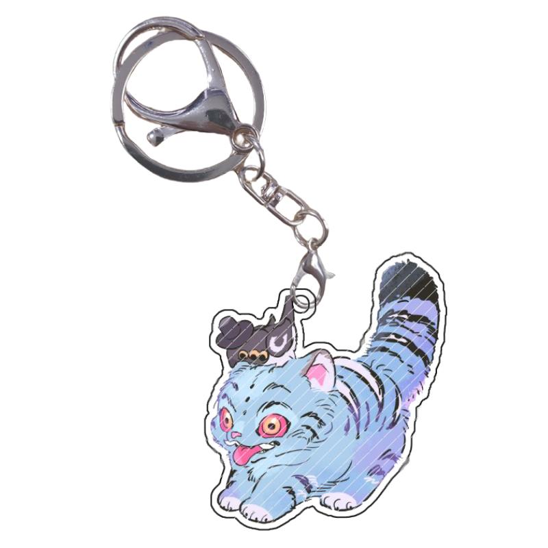 Acrylic Keychain KPop Demon Hunters Rumi Mira Zoey Jinu Baby Saja Celine Bobby Cartoon Anime Characters Gift Pendant Decoration