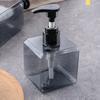 250/450/650ml Lege Vloeibare Zeep Dispenser Fles PETG Drukpomp Sub Fles Vierkante Shampoo Douchegel Haarconditioner Flessen