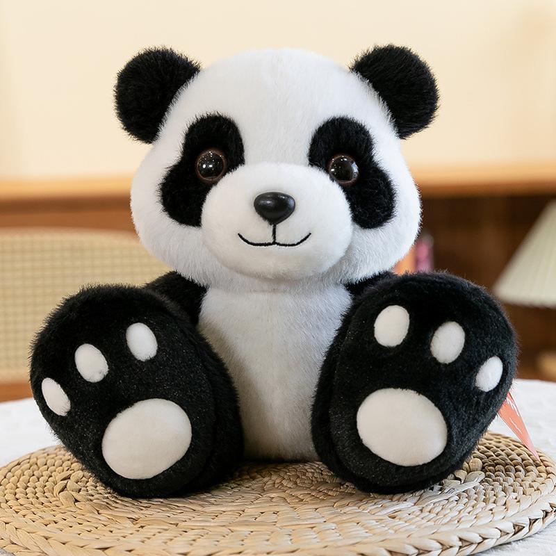 Creative Big Feet Animal Plush Toy Panda Doll Koala Fox Raccoon Doll Children'S Gift Grab Doll
