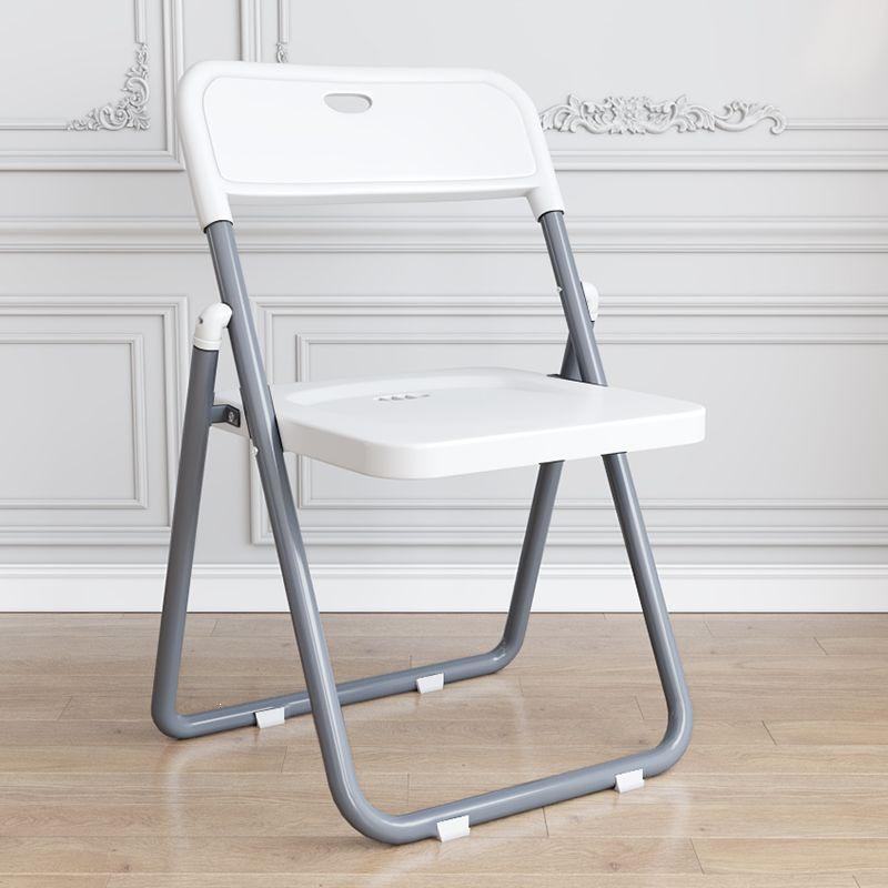 Portable Folding Chair with Backrest for Home, Office, Dining, and Dormitory Use