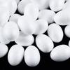 20pcs White Foam Eggs Easter DIY Painting Craft Fake Styrofoam Egg Easter Home Decoration Supplies Kids Birthday Favors Toy Gift