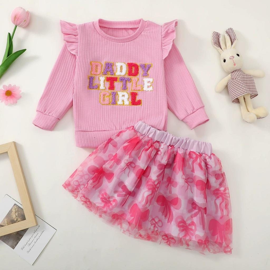 Cute Princess 2-Piece Top + Skirt Set